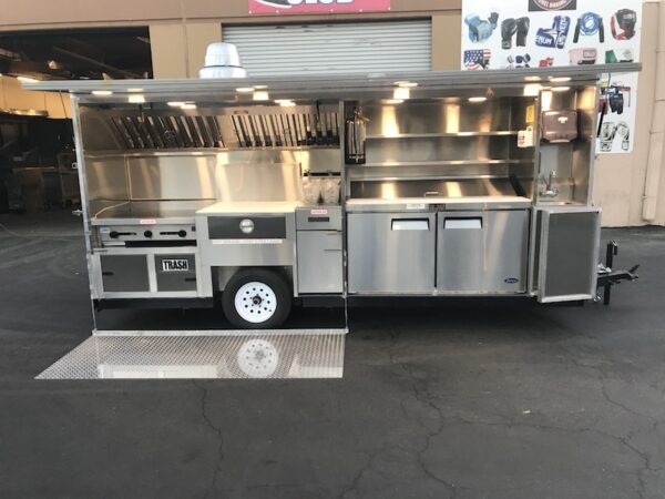 Outside Food Prep Trailer